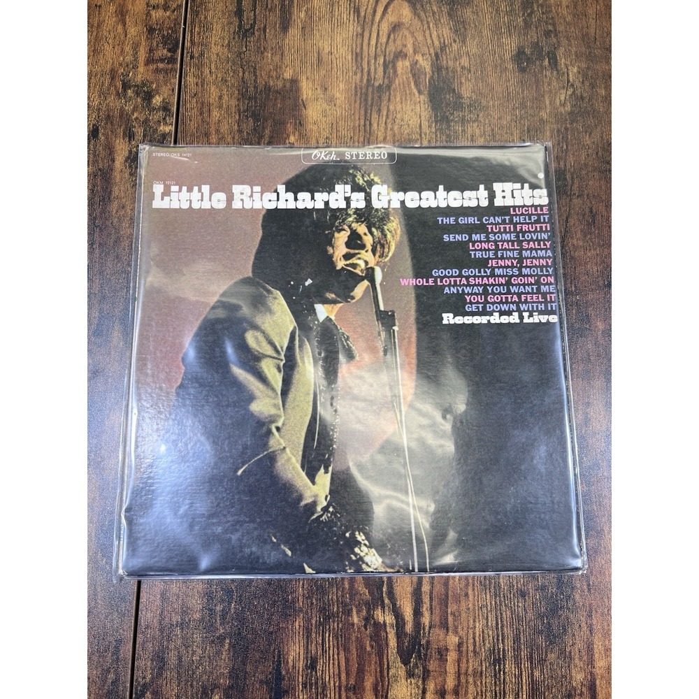 Little Richard "Greatest Hits Recorded Live" LP Vintage Vinyl Record